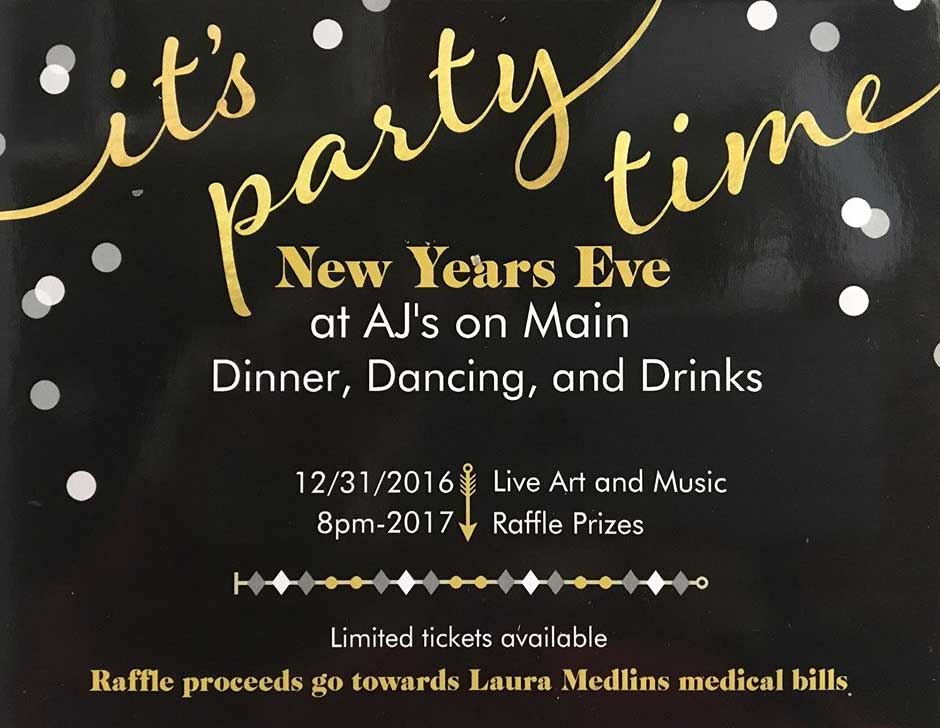 Celebrate New Year's Eve in Grapevine Texas AJ's On Main